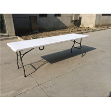 Mobilier extérieur portable 8FT de table pliante en plastique pour l&#39;utilisation de pique-nique week-end